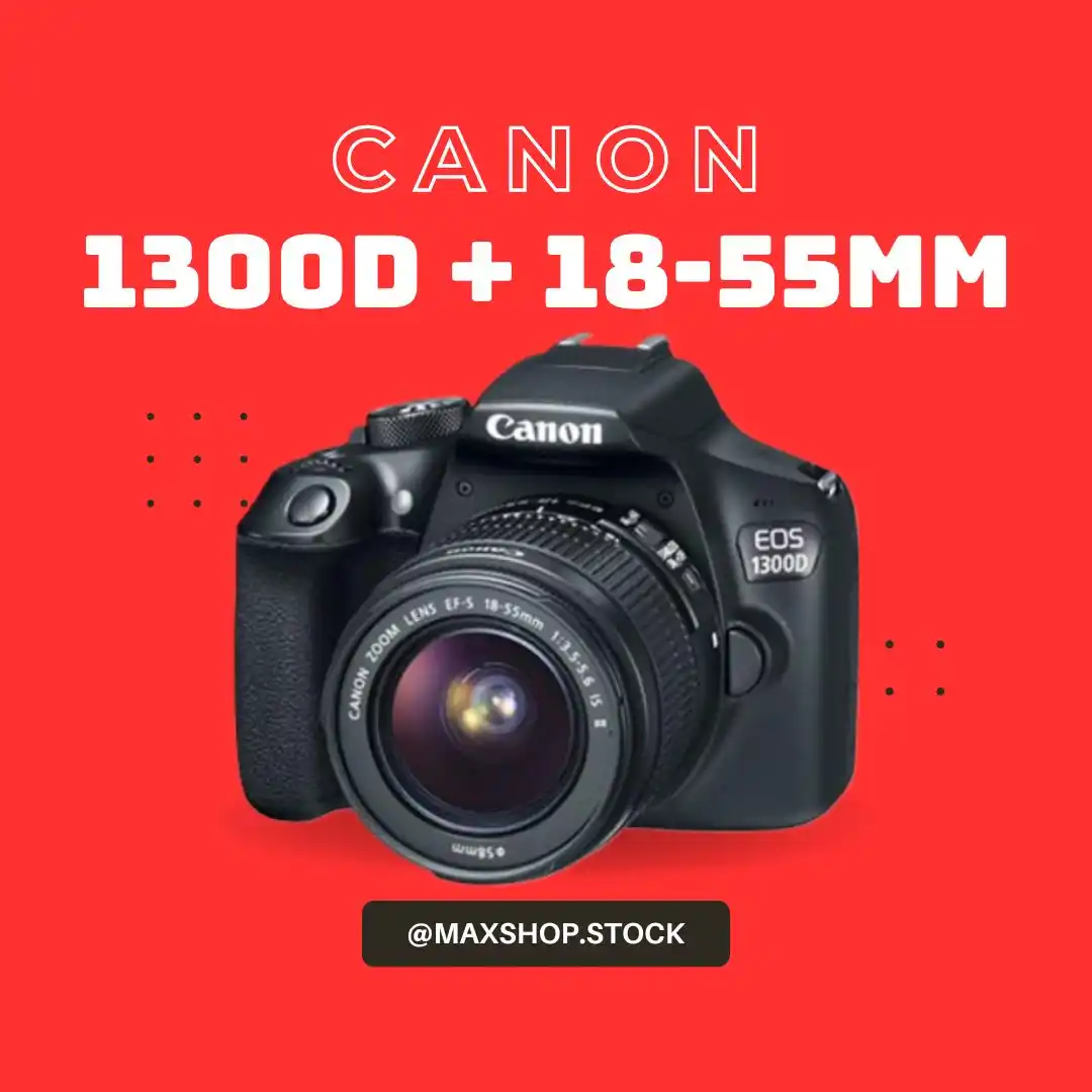 دوربین مبتدی کانن | Canon 1300D+18-55mm دست دو